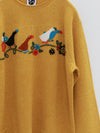 YANYAN KNITS Fall/Winter 2025 Pullover Sweater YYK-YYW25-1322-HUANG Yellow (YYW25-1321 YYW25-1322)